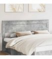 vidaXL Headboard Concrete Grey Engineered wood