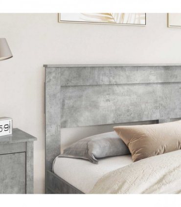 vidaXL Headboard Concrete Grey Engineered wood