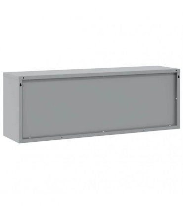 vidaXL Tool Cabinet with Storage Black and Grey 100 x 25 x 35 cm