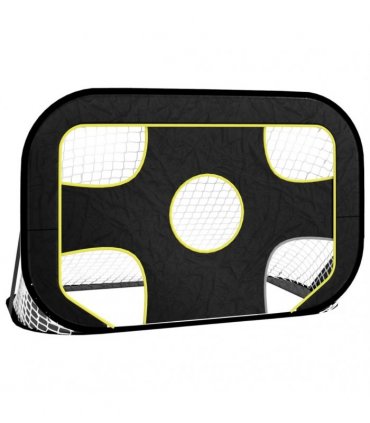 vidaXL Football Goal Net with Target 120x80x80 cm Polyester