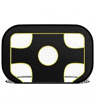 vidaXL Football Goal Net with Target 120x80x80 cm Polyester