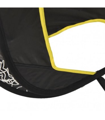 vidaXL Football Goal Net with Target 120x80x80 cm Polyester