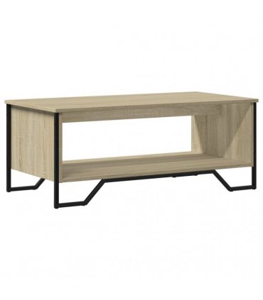 vidaXL Coffee Table Sonoma Oak 100x51x40 cm Engineered Wood