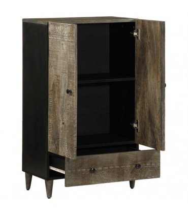 vidaXL Highboard 60x33x100 cm Solid Wood Mango