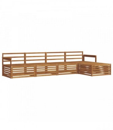 vidaXL Outdoor Sofa Set 5 pcs Natural