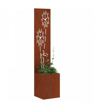 vidaXL Garden Privacy Screen Rusty 32 x 32 x 150 cm Weathering steel