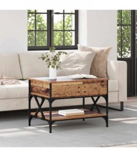 vidaXL Coffee Table Old Wood 70 x 50 x 50 cm Engineered Wood