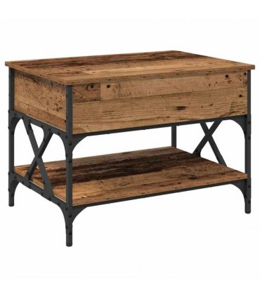 vidaXL Coffee Table Old Wood 70 x 50 x 50 cm Engineered Wood