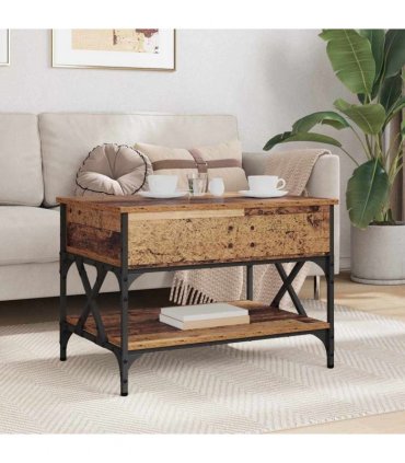 vidaXL Coffee Table Old Wood 70 x 50 x 50 cm Engineered Wood