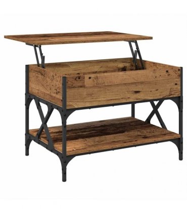 vidaXL Coffee Table Old Wood 70 x 50 x 50 cm Engineered Wood
