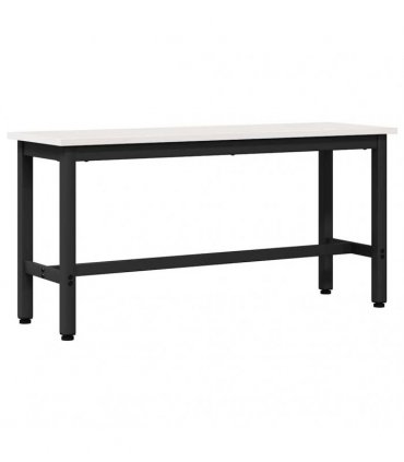 vidaXL Dining Bench White 100 x 32.5 x 49 cm Solid pine wood