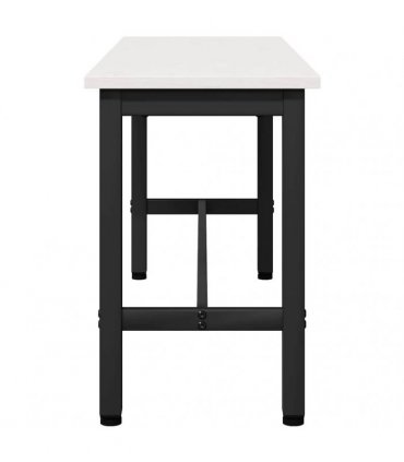 vidaXL Dining Bench White 100 x 32.5 x 49 cm Solid pine wood