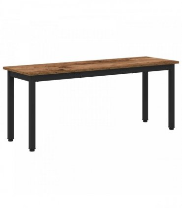 vidaXL Bench Old Wood 110 x 35 x 45 cm Engineered Wood