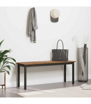 vidaXL Bench Old Wood 110 x 35 x 45 cm Engineered Wood