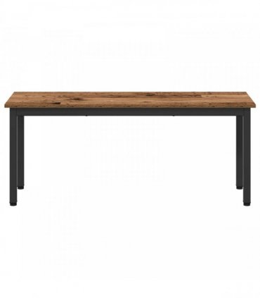 vidaXL Bench Old Wood 110 x 35 x 45 cm Engineered Wood