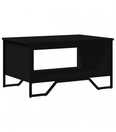 vidaXL Coffee Table Black 75x51x40 cm Engineered Wood