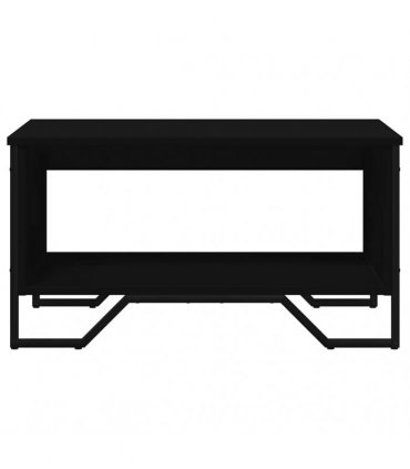 vidaXL Coffee Table Black 75x51x40 cm Engineered Wood