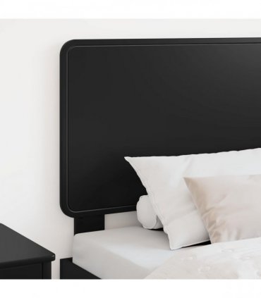 vidaXL Headboard Black Oak Engineered wood
