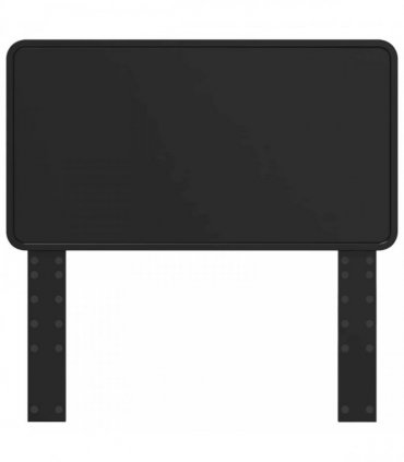 vidaXL Headboard Black Oak Engineered wood