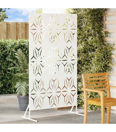 vidaXL Privacy Screen 100 x 50 x 180 cm Steel White