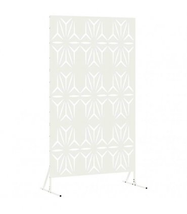 vidaXL Privacy Screen 100 x 50 x 180 cm Steel White