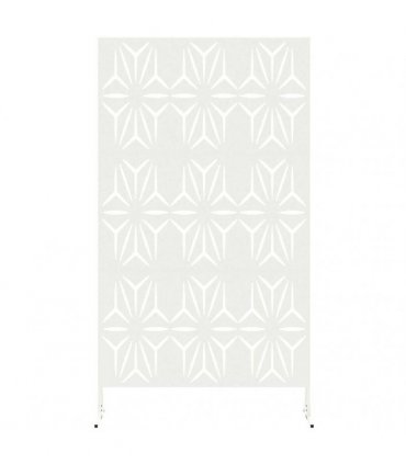 vidaXL Privacy Screen 100 x 50 x 180 cm Steel White