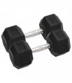 vidaXL Dumbbells 2 pcs 20 kg Total Cast Iron
