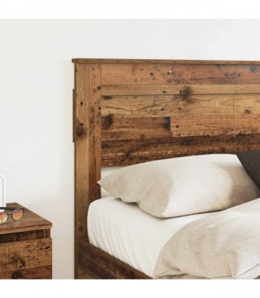 vidaXL Headboard Old Wood Engineered wood