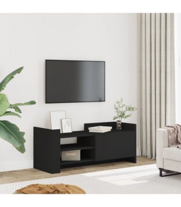 vidaXL TV Cabinet Black 100x35x40 cm Engineered Wood