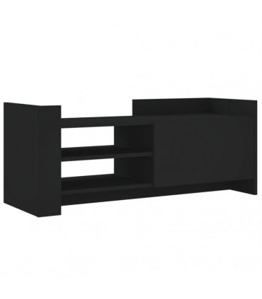 vidaXL TV Cabinet Black 100x35x40 cm Engineered Wood