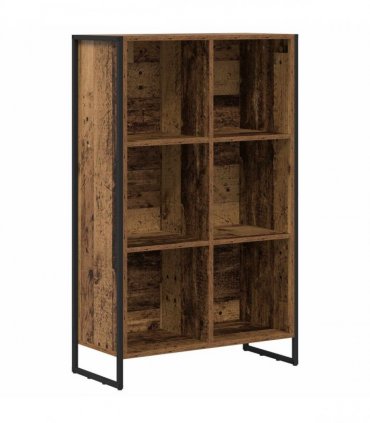 vidaXL Book Cabinet Old Wood 99.5 x 30 x 108.5 cm Engineered Wood