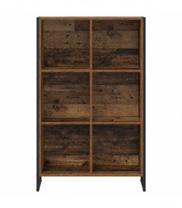 vidaXL Book Cabinet Old Wood 99.5 x 30 x 108.5 cm Engineered Wood