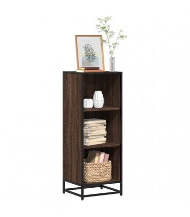 vidaXL Book Cabinet Brown Oak 40x35x107.5 cm Engineered Wood