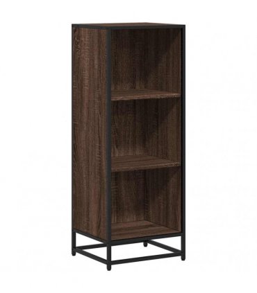 vidaXL Book Cabinet Brown Oak 40x35x107.5 cm Engineered Wood