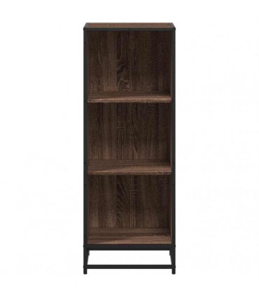 vidaXL Book Cabinet Brown Oak 40x35x107.5 cm Engineered Wood