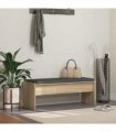 vidaXL Hall Bench with Cushion Sonoma Oak 103 x 38 x 40 cm
