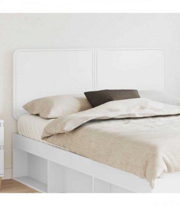 vidaXL Headboard White Engineered wood