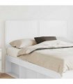 vidaXL Headboard White Engineered wood