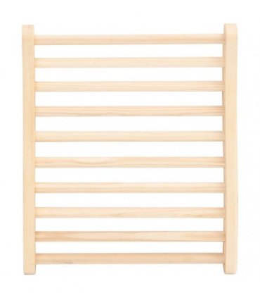 vidaXL S-Shape Sauna Backrest Solid Wood Pine