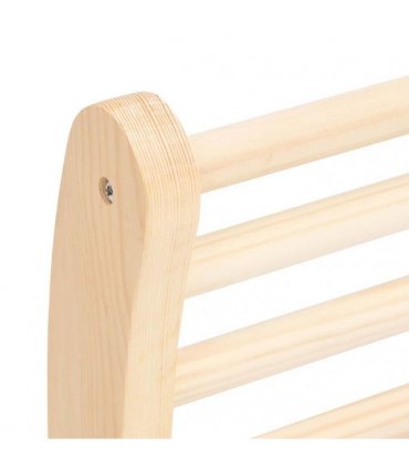 vidaXL S-Shape Sauna Backrest Solid Wood Pine