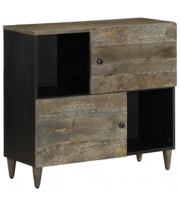 vidaXL Sideboard 80x33x75 cm Solid Wood Mango