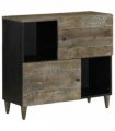 vidaXL Sideboard 80x33x75 cm Solid Wood Mango