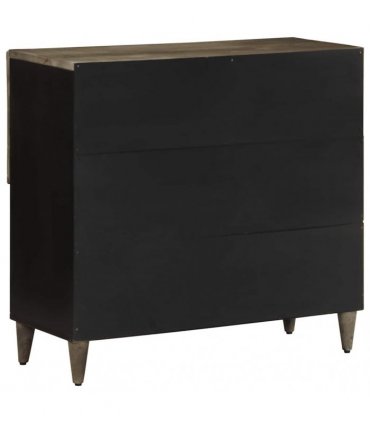 vidaXL Sideboard 80x33x75 cm Solid Wood Mango