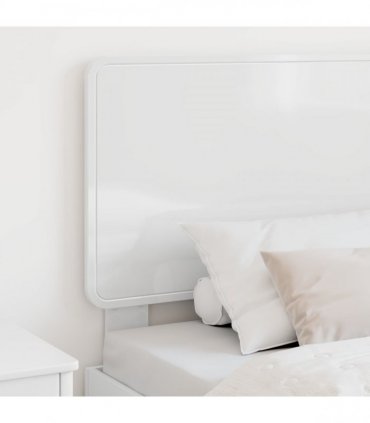 vidaXL Headboard Gloss White Engineered wood