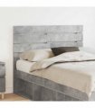 vidaXL Headboard Concrete Grey Engineered wood