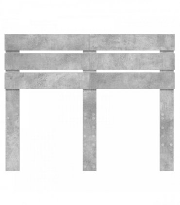 vidaXL Headboard Concrete Grey Engineered wood