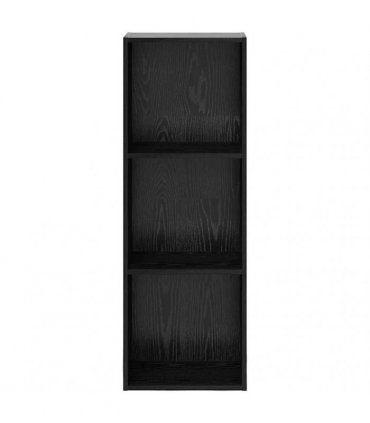 vidaXL Bookshelf Black Oak 40 x 30 x 114 cm Engineered Wood