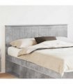vidaXL Headboard Concrete Grey Engineered wood