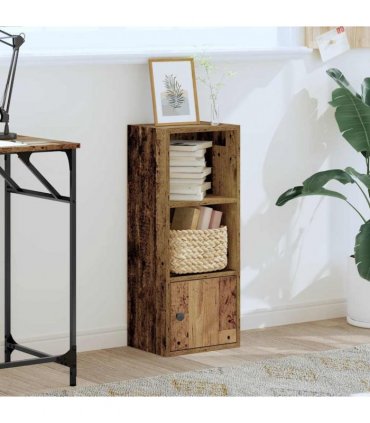 vidaXL Bookcase Old Wood 31x24x77 cm Engineered Wood