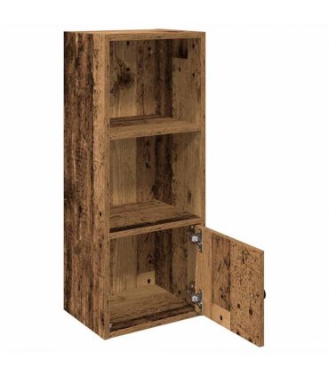 vidaXL Bookcase Old Wood 31x24x77 cm Engineered Wood
